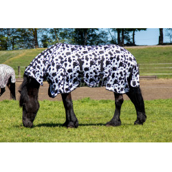 Couverture anti-mouches Cow HKM Noir / blanc