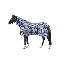 Couverture anti-mouches Cow HKM Noir / blanc
