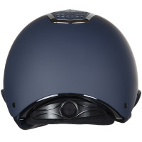 Casque Glamour Shield HKM Marine / argenté Bleu