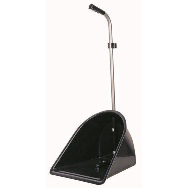 Pelle et rateau à crottins HKM Noir