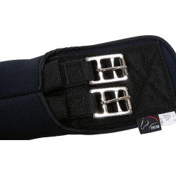 Sangle softoprène avec élastique HKM Noir Sangle softoprène avec élastique HKM Noir