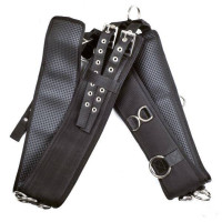 Singel met softopreen voering HKM Zwart Singel met softopreen voering HKM Zwart