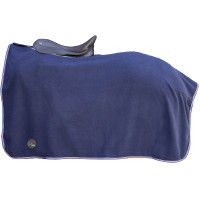 Fleece paardendeken met klittenband HKM Blauw Fleece paardendeken met klittenband HKM Blauw