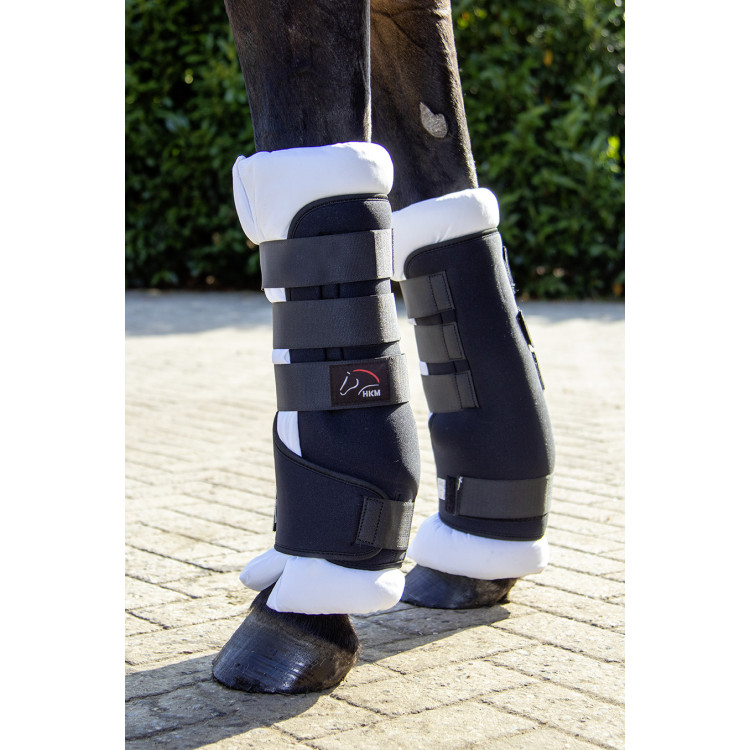 Guêtres de box HKM Supersoft avec sous-bandes Guêtres de box HKM Supersoft avec sous-bandes