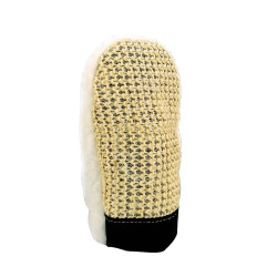 Sisal/wollen handschoen Sisal/wollen handschoen