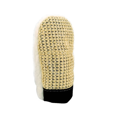 Sisal/wollen handschoen Sisal/wollen handschoen