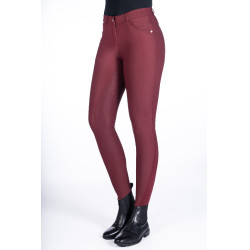 Pantalon Luna fond intégral en silicone HKM Rouge foncé