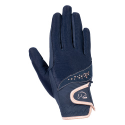 Gants Rosegold Glamour Style HKM Bleu foncé Gants Rosegold Glamour Style HKM Bleu foncé