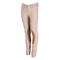 Jodhpur Hunter Kids II rijbroek met Alos kniestukken HKM Donker natuurlijk Beige Jodhpur Hunter Kids II rijbroek met Alos kniestukken HKM Donker natuurlijk Beige