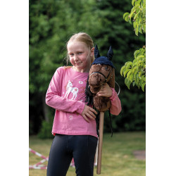 Bonnet anti-mouches Hobby Horsing HKM Bleu foncé