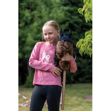 Bonnet anti-mouches Hobby Horsing HKM Bleu foncé