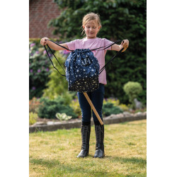 Sac de transport Hobby Horsing HKM Bleu marine étoiles