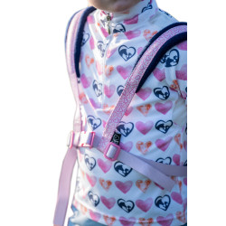 Harnas HKM Funny Horses Hearts Roze / donkerblauw Harnas HKM Funny Horses Hearts Roze / donkerblauw