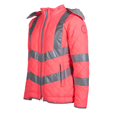 Veste femme Reflective HKM Pink néon Rose
