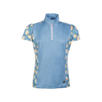 T-shirt fonctionnel Austin Kids HKM Jaune clair / bleu ciel T-shirt fonctionnel Austin Kids HKM Jaune clair / bleu ciel