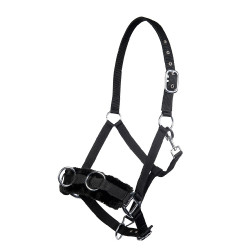 Filet caveçon HKM en nylon rembourré Filet caveçon HKM en nylon rembourré