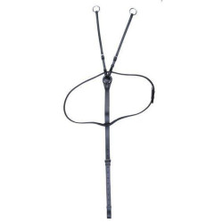 Martingale HKM en cuir Noir