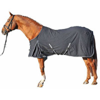 Couverture mi-saison Coton HKM Noir Couverture mi-saison Coton HKM Noir