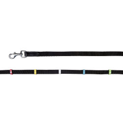 Rênes avec arrétoirs HKM Colour Noir Rênes avec arrétoirs HKM Colour Noir