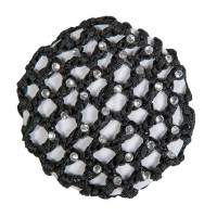 Net met glinsterende stenen HKM Zwart