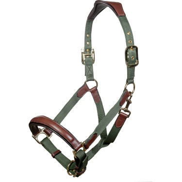 Licol Luna cuir et nylon HKM Licol Luna cuir et nylon HKM