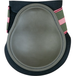 Strijklappen Equestrian Stripes HKM Donkergroen