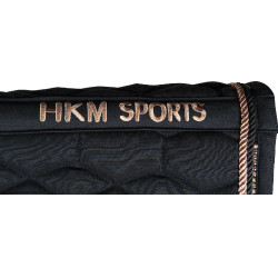 Tapis Rosegold Glamour Style HKM Noir / or rose