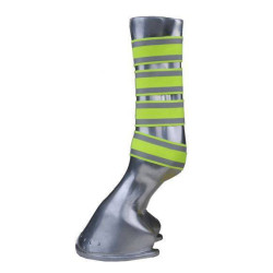 Bande réfléchissante HKM Lemon / argenté Bande réfléchissante HKM Lemon / argenté