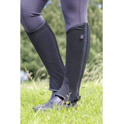 Mini Chaps en nubuck HKM Noir Mini Chaps en nubuck HKM Noir