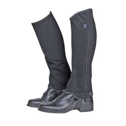 Mini Chaps en nubuck HKM Noir Mini Chaps en nubuck HKM Noir