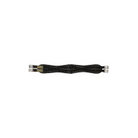 Elastische PVC-singel met stiksels HKM Zwart Elastische PVC-singel met stiksels HKM Zwart