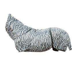 Couverture anti-eczéma Zebra HKM Blanc / noir