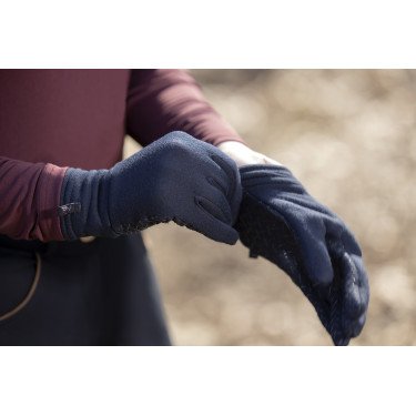 Polar gevoerde fleece handschoenen HKM Polar gevoerde fleece handschoenen HKM
