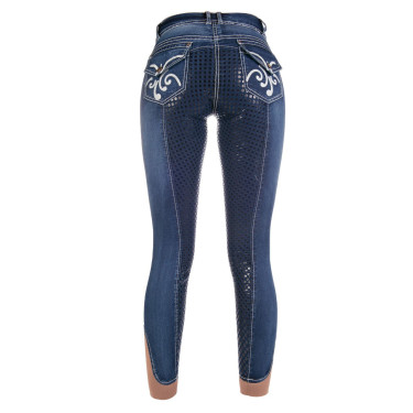 Pantalon Pasadena Summer Denim fond intégral en s. HKM Pantalon Pasadena Summer Denim fond intégral en s. HKM