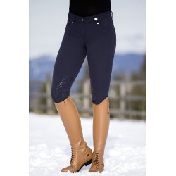Broek Lauria Garrelli Basic siliconen kniestukken Donkerblauw Broek Lauria Garrelli Basic siliconen kniestukken Donkerblauw