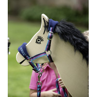 Halster Funny Horses HKM Donkerblauw, blauw, donkerroze Multicolor Halster Funny Horses HKM Donkerblauw, blauw, donkerroze Multicolor