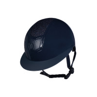 Shiny Diamond Rijhelm HKM Donkerblauw
