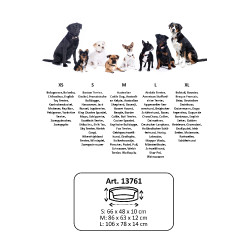 Hondenbed Anam Cara ovaal HKM Bleu foncé / pétrole Hondenbed Anam Cara ovaal HKM Bleu foncé / pétrole