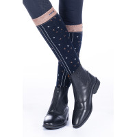 Minimal HKM Sokken Marineblauw / camelkleurig Minimal HKM Sokken Marineblauw / camelkleurig