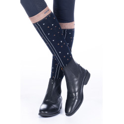 Minimal HKM Sokken Marineblauw / camelkleurig Minimal HKM Sokken Marineblauw / camelkleurig