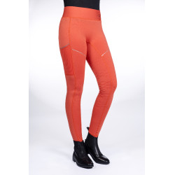 Legging Savona Style volledige siliconen zit HKM Rood