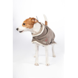 Peignoir pour chien HKM Coco Taupe Marron Peignoir pour chien HKM Coco Taupe Marron