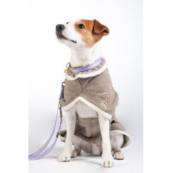 Peignoir pour chien HKM Coco Taupe Marron Peignoir pour chien HKM Coco Taupe Marron
