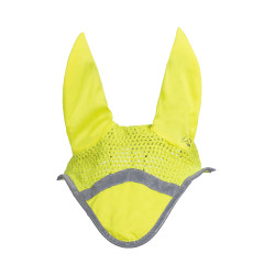 Bonnet anti-mouches Reflective HKM Jaune fluo Bonnet anti-mouches Reflective HKM Jaune fluo