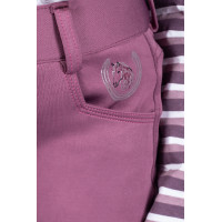 Broek Alva volledig zitvlak in siliconen HKM Donker lila Violet Broek Alva volledig zitvlak in siliconen HKM Donker lila Violet
