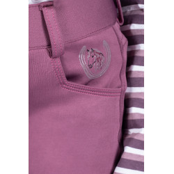 Pantalon Alva fond intégral en silicone HKM Lilas foncé Violet Pantalon Alva fond intégral en silicone HKM Lilas foncé Violet