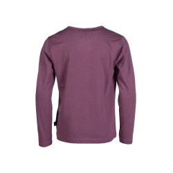 Polo à manches longues HKM Alva Print Lilas Bleu Polo à manches longues HKM Alva Print Lilas Bleu