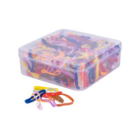 Élastiques à natter Soft Colour HKM Multicolore Multi-couleurs Élastiques à natter Soft Colour HKM Multicolore Multi-couleurs