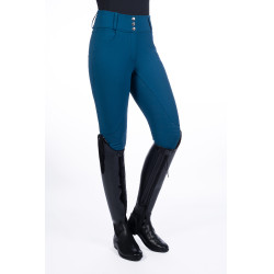 Port Royal broek met volledige siliconen grip HKM Donkerblauw