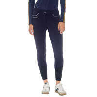 Pantalon polaire équitation Harcour Jaipur Marine Bleu marine